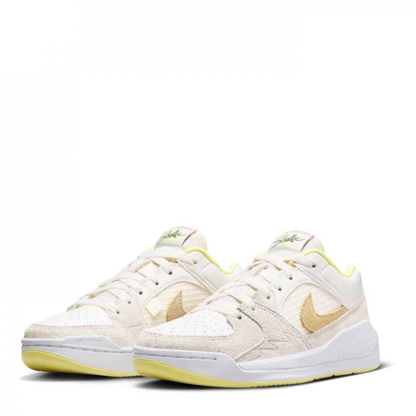 Air Jordan Stadium 90 Big Kids' Shoes White/Yellow