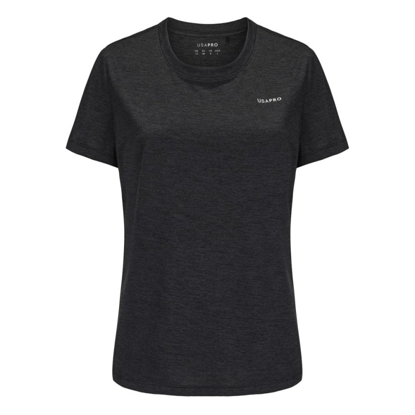 USA Pro Tech C Tee Womens Black