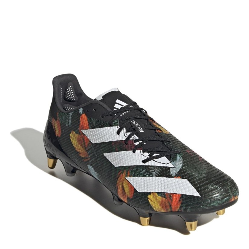 adidas Adizero RS7 SG Rugby Boots Black/White/Gol