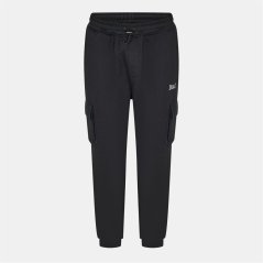 Everlast Men's Utility Closed Hem Fleece Joggers Black