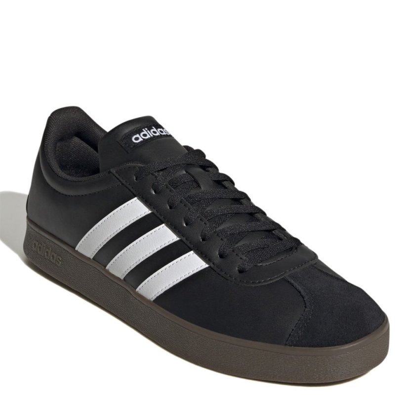 adidas VL Court Base Mens Shoes Black/White/Blk