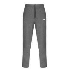 Slazenger Jersey Jogging Bottoms Mens Charcoal Marl