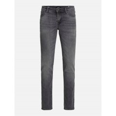 Jack and Jones Glenn Slim Jeans Junior Boys Black Denim