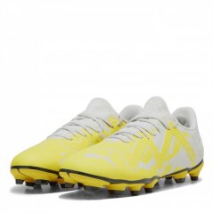 Puma Future Play.4 Firm Ground Football Boots Grey/Yellow