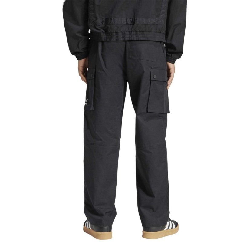 adidas Men's Script Cargo Tracksuit Bottom Black