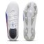 Puma King Match Childrens Firm Ground Football Boots White/Blue/Grey