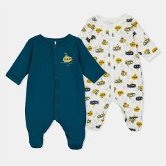 Name It Unisex Kids' Soft Fabric Relaxed Fit Onesie Blue
