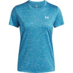 Under Armour Tech Twist Short Sleeve Womens Ether Blue