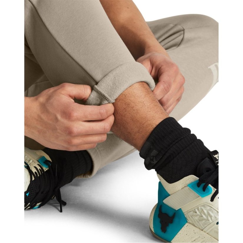 Under Armour Men's PR Icon Open Hem Fleece Joggers Brown