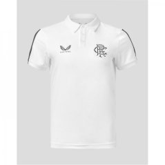 Castore Rangers FC Travel pánské polo tričko White