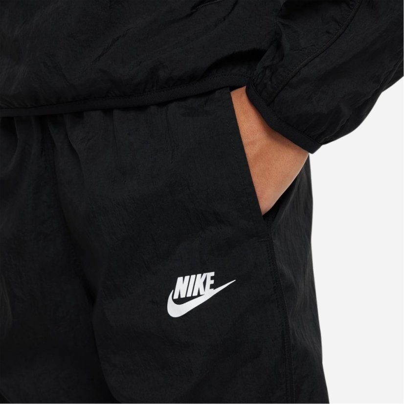 Nike Sportswear Big Kids' Tracksuit Black/White