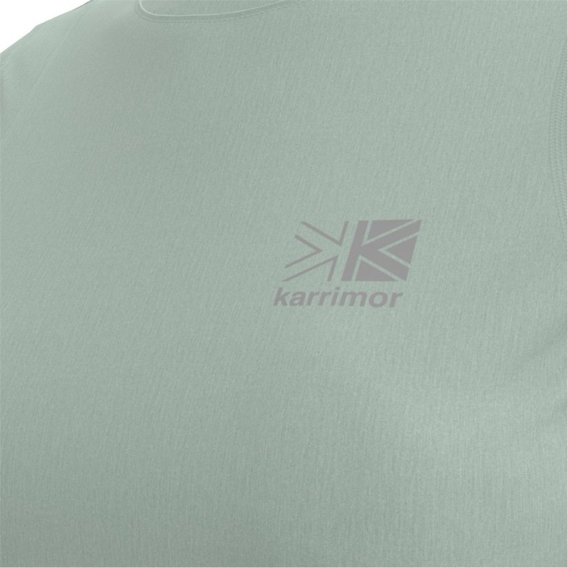 Karrimor Short Sleeve Polyester T Shirt Ladies Iceberg Green