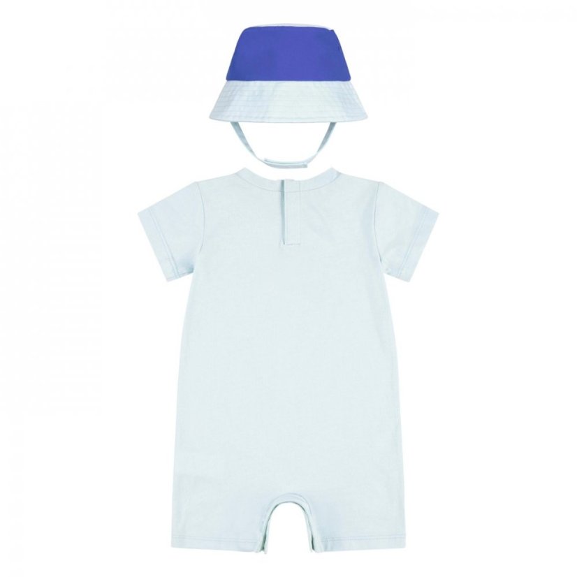 Nike Romper Bucket Hat Set Baby Glacier Blue