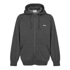 Slazenger Full Zip pánska mikina Charcoal Marl