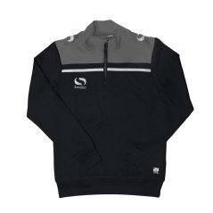 Sondico Kids' 1/4 Zip Fleece Black/Charcoal