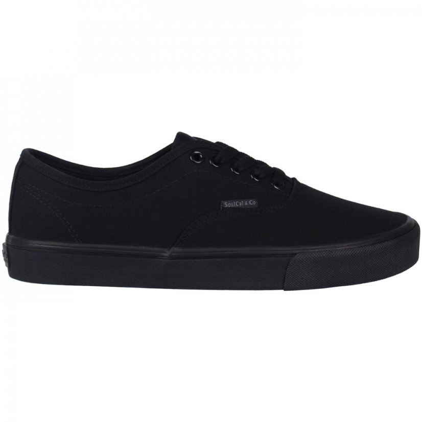 SoulCal Malibu Low Top Trainers Black/Black