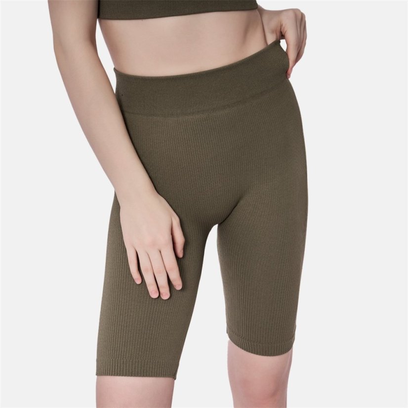 Miso Cycling Shorts Womens Khaki