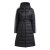 adidas Women's Hooded Long Sleeve Knee-Length Slim Fit Puffer Jacket BLACK