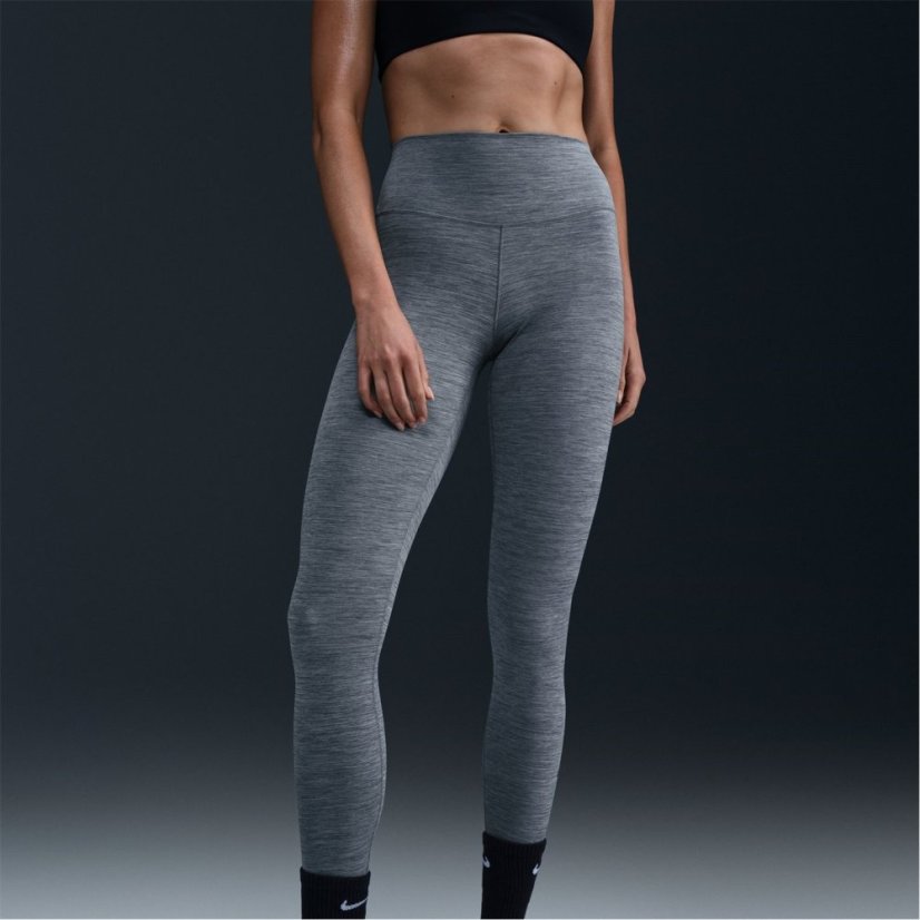 Nike One High-Rise Tights Womens Smoke Grey