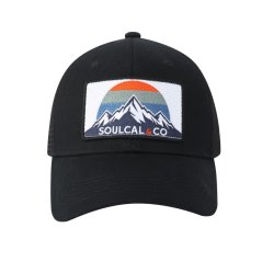 SoulCal Cotton Logo Baseball Cap Black