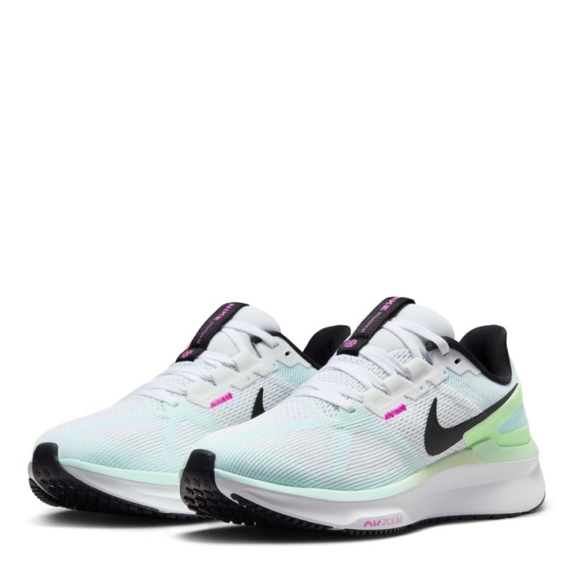 Nike Air Zoom Structure 25 Women's Road Running Shoes White/Black