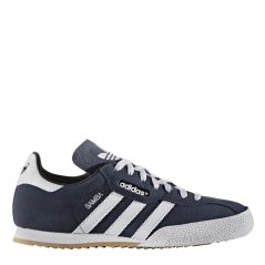 adidas Originals Samba Suede Trainers Mens Navy/White