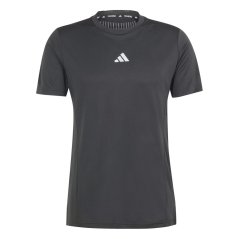 adidas Men's Short Sleeve Performance Gym Top Black