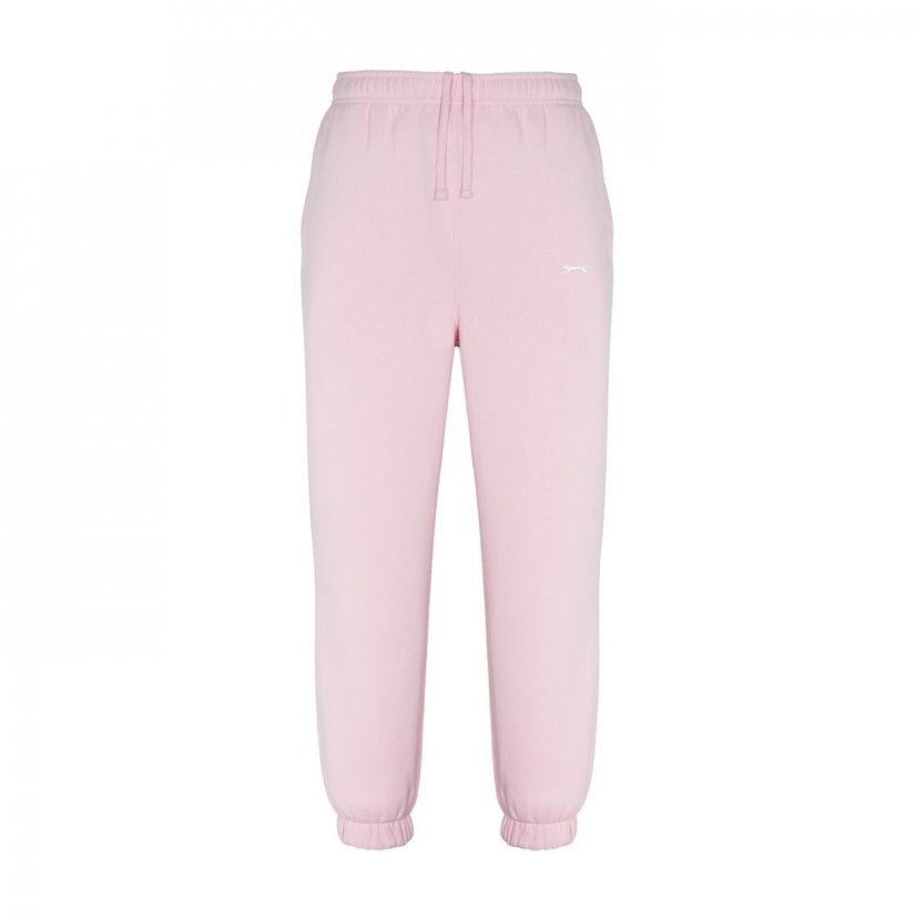 Slazenger Closed Hem Fleece Pants Womens Baby Pink