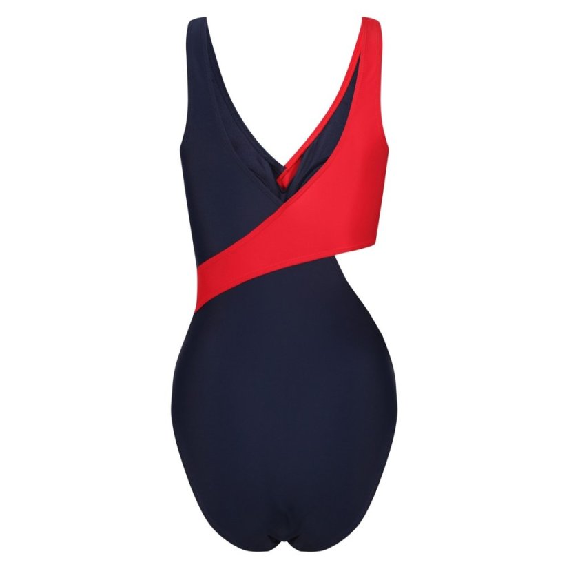 Reebok Ariel Swim suit Womens Navy/Red