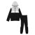 Slazenger Fleece Full Zip Track Suit Junior Black