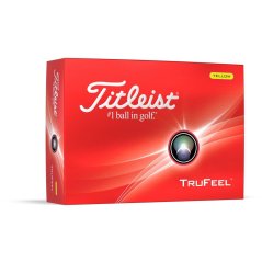 Titleist 2024 TruFeel Golf Balls (12-ball pack) Yellow