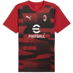 Puma AC Milan Pre-Match Shirt 2024 2025 Adults Red