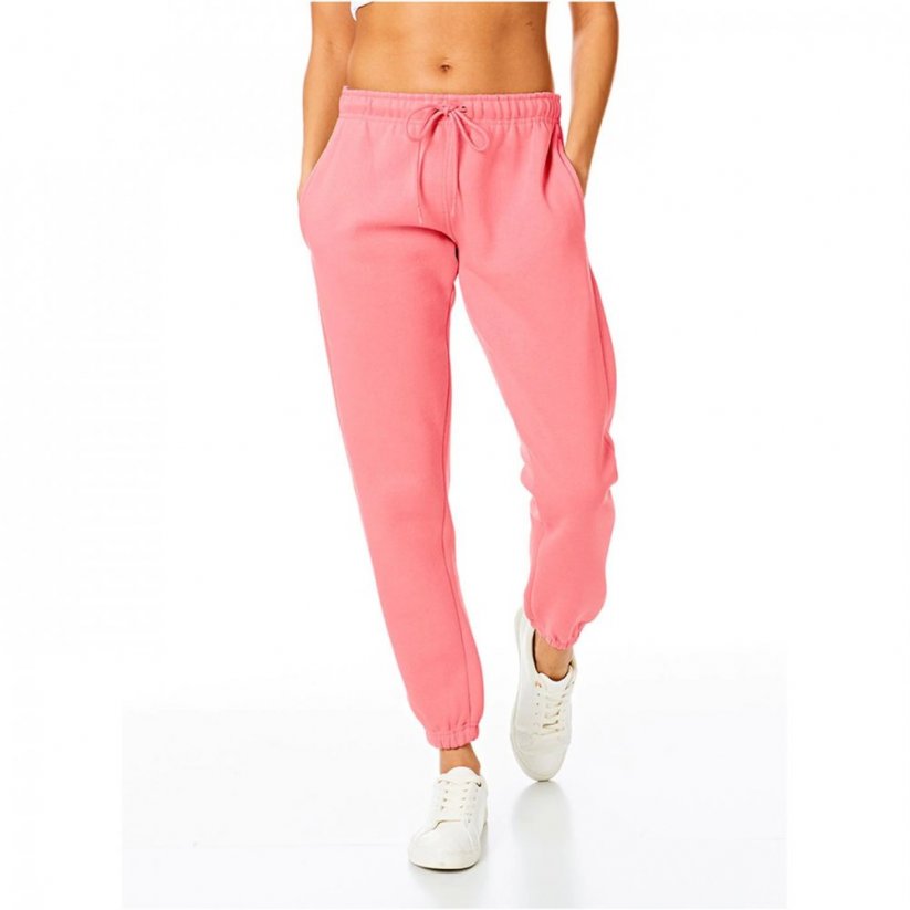 Light and Shade Cuffed Joggers Ladies Pink