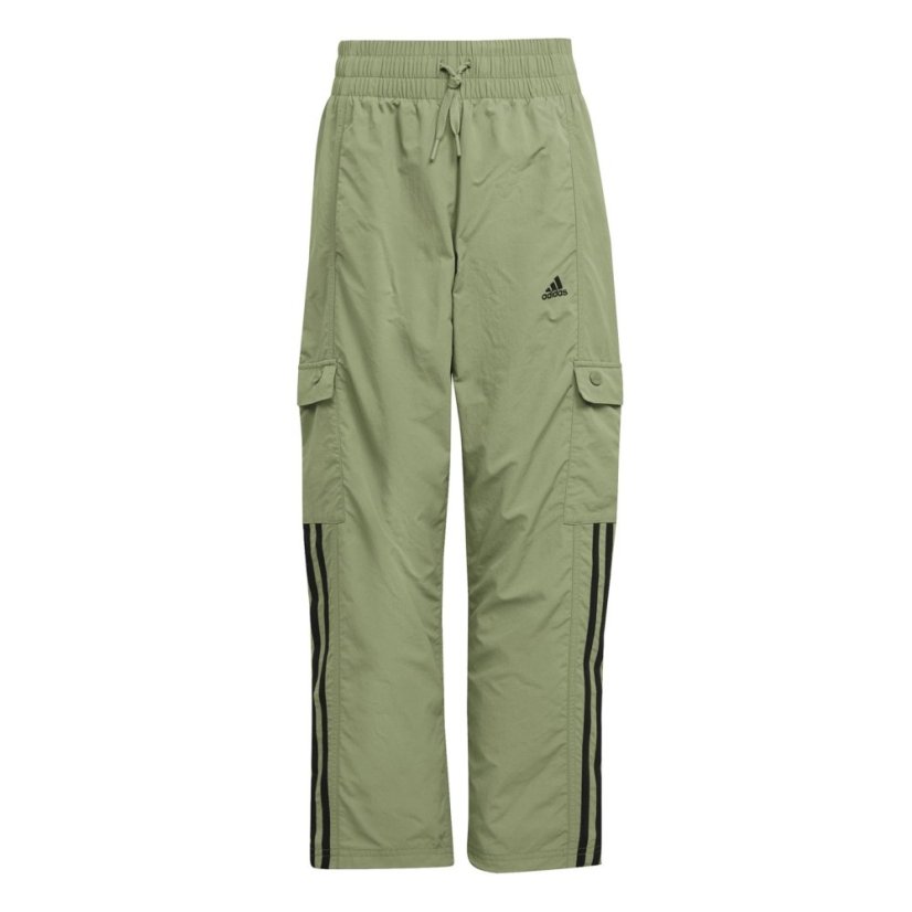 adidas Unisex Kids Cargo Trousers Green/Black