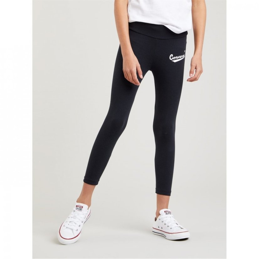 Converse Nova Leggings Girls Black