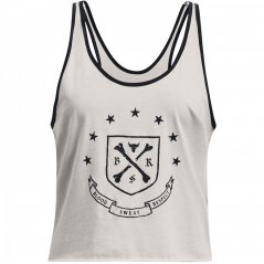 Under Armour Armour Pjt Rck Q3 Arena Tank Gym Vest Womens White Clay