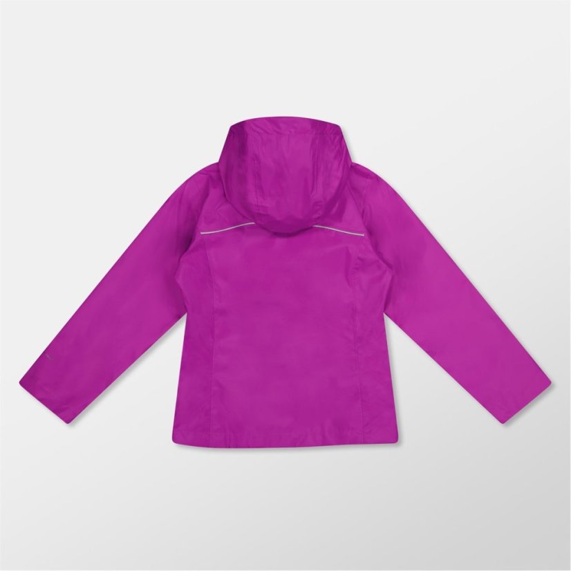 Columbia Kids' Arcadia Hooded Packable Waterproof Jacket Razzle