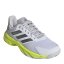 adidas Women's Courtjam Control 3 Clay Court Tennis Shoes White/Met/Lemon