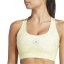 adidas Women's Non Wired Medium Impact Sports Bra Yellow