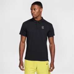 Nike Advantage Tennis pánské polo tričko Black/White