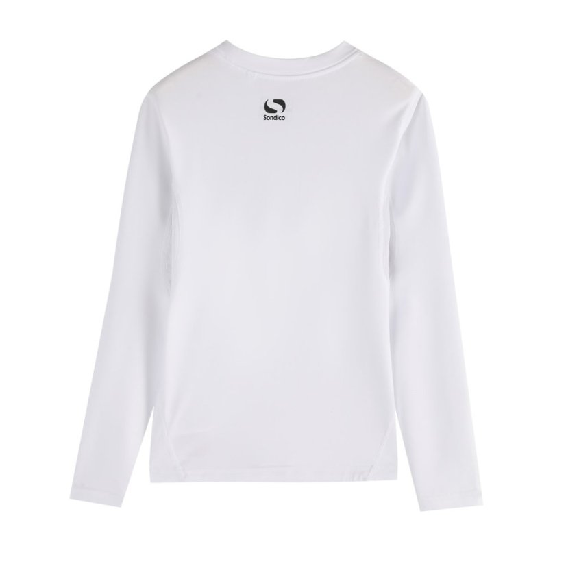 Sondico Long Sleeved Core Base Layer Junior White