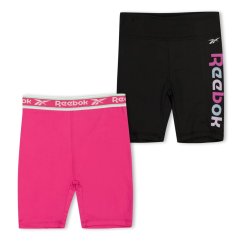 Reebok Kids' Jersey Jogger Shorts Fuchsia Purple