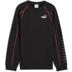 Puma Unisex Kids' Sport Crew Sweatshirt Puma Black