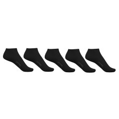 Slazenger 5 Pack Trainer Socks Mens Black
