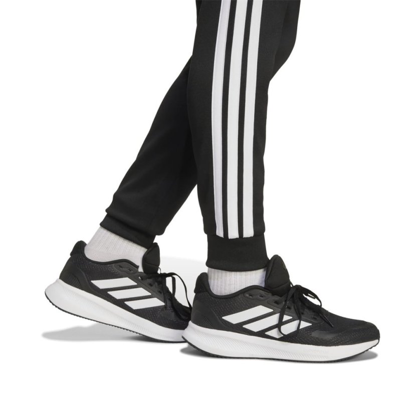 adidas Kids' Closed Hem Poly Tracksuit Joggers Black