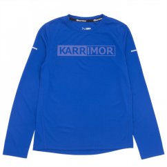 Karrimor Long Sleeve Run T Shirt Junior Boys Blue