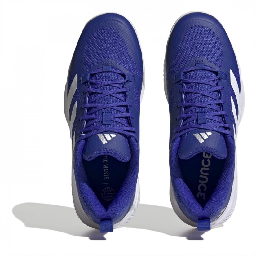 adidas Court Team Bounce 2.0 Shoes Blue/White/Slvr