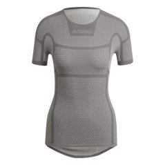 adidas Terrex Drynamo Short Sleeve dámské tričko Grefiv/ White