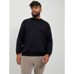 Jack and Jones Bradley Crew Sweater Mens Plus Size Black