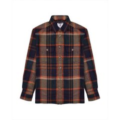 Lambretta Overshirt Brown/Orange